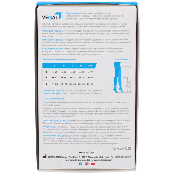 Gloria Med Vegal Gambaletto Beige Xl 1 Pezzo
