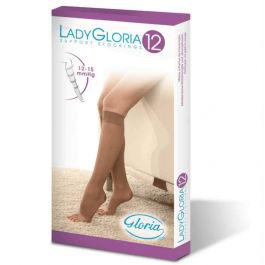 Gloria Med Ladygloria 12 Gambaletto Punta Aperta Daino 4