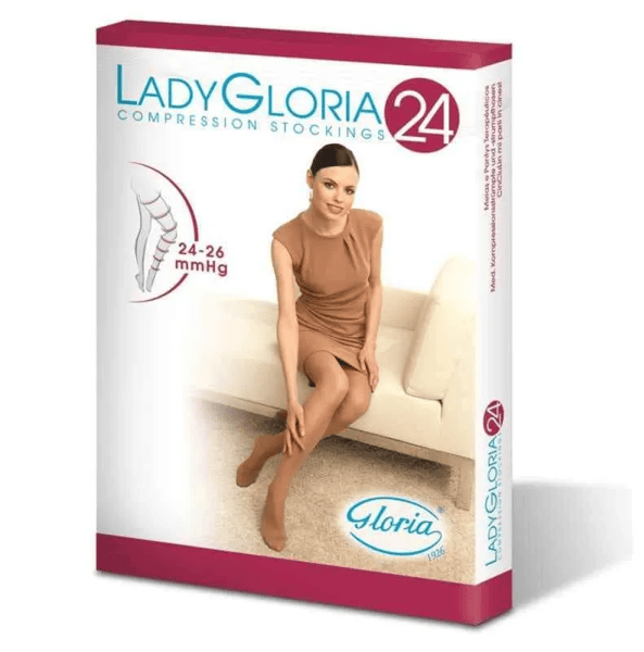 Gloria Ladygloria 24 Collant Compressivo 240 Denari Nero Taglia 3
