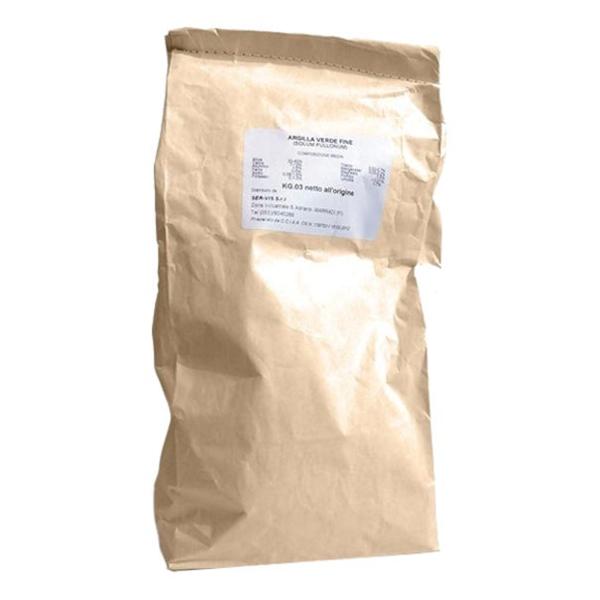 Argilla Ve Fine 3000g Argilla verde in polvere Per cataplasmi 3000g