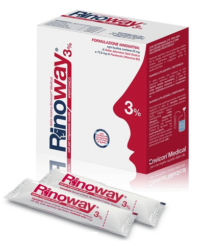 Rinoway Sali Ipertonici 3% per Irrigazione Nasale 60 Bustine