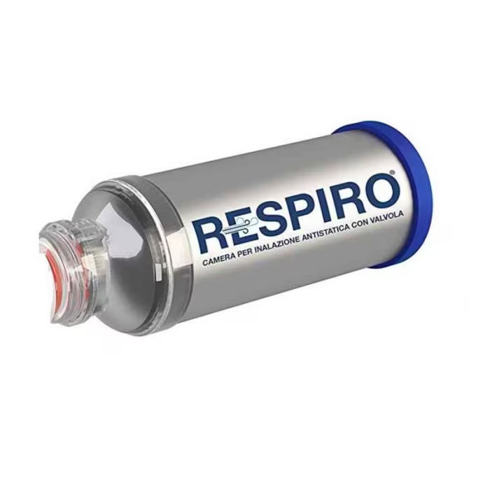 Respiro Camera Distanziatrice Per Inalazione Con Valvola E Maschera 0-2 Anni