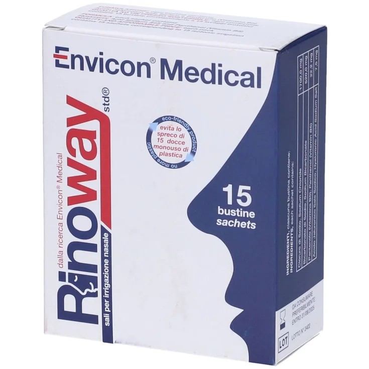 Sale isotonico rinoway plus con xilitolo 15 bustine