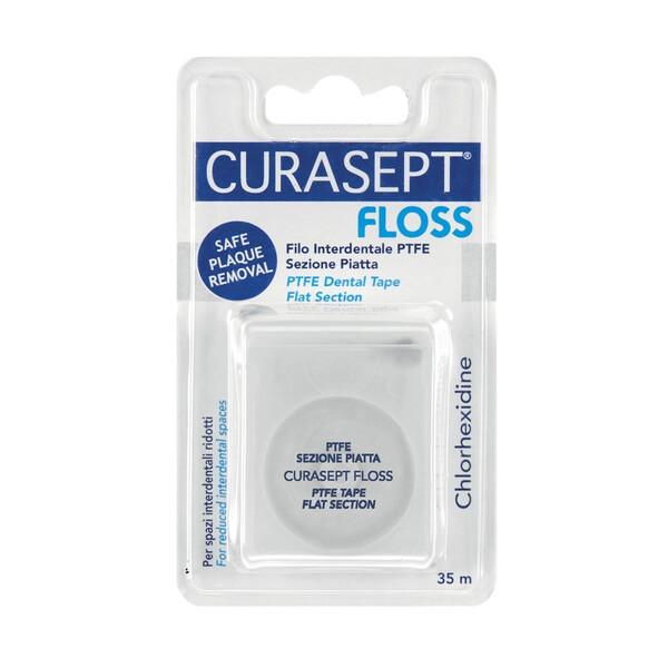 Curasept Floss PFTE Tape Clorexidina Filo Interdentale Sez.Piatta 35 m — confronto prezzi