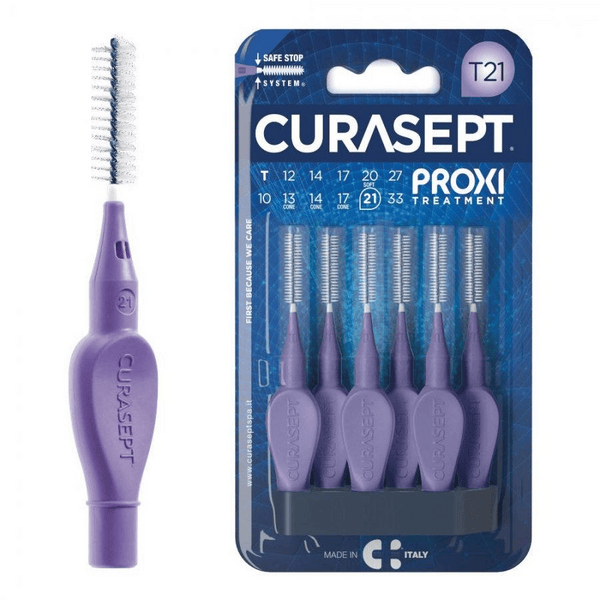 Curasept Proxi Treatment T21 Scovolino Viola 6 Pezzi — confronto prezzi