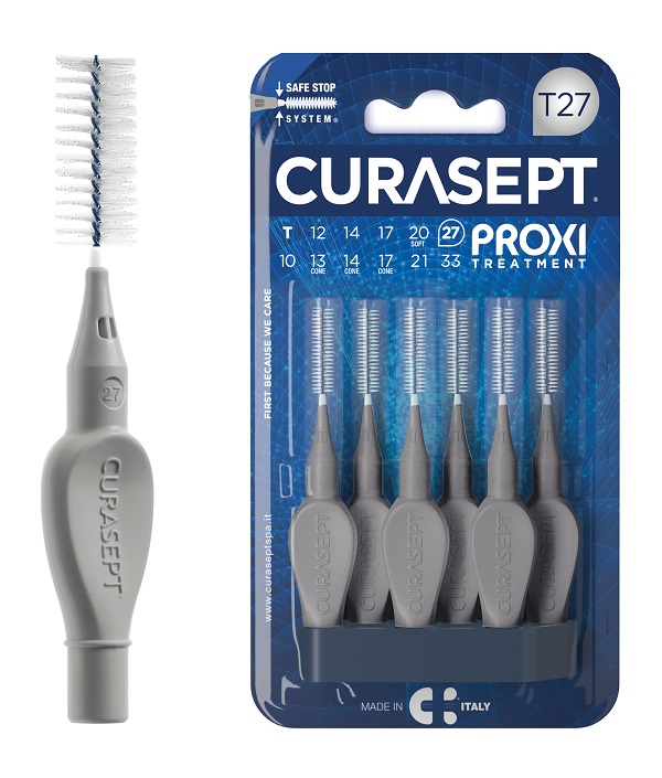 Curasept proxi t27 grigio/grey 6 pezzi
