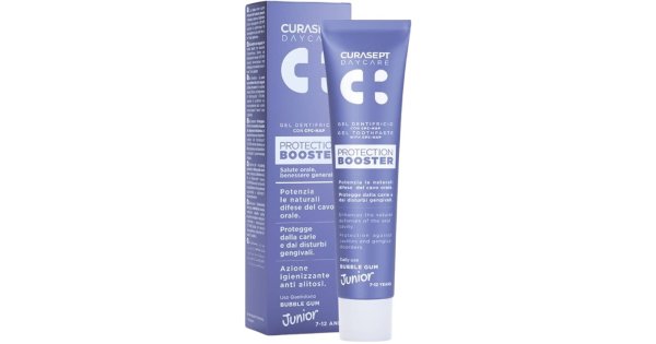 Curasept Daycare Dentifricio Bubble Gum Junior 50 ml 7-12 Anni — confronto prezzi