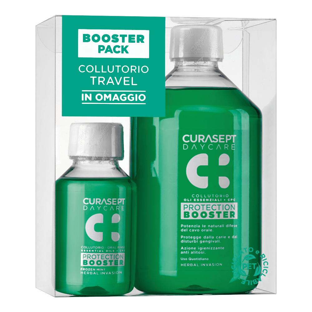 Curasept daycare booster collutorio herbal invasion 500 ml + 100 ml