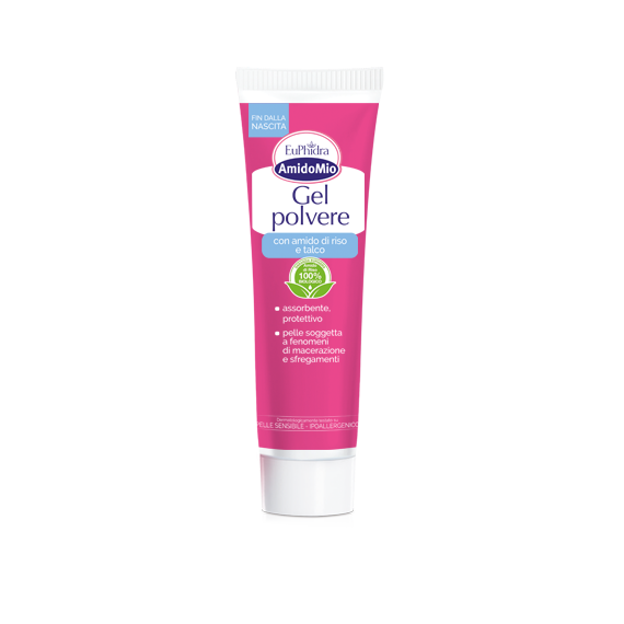 Euphidra AmidoMio gel polvere per assorbire sudore e umidità 50ml