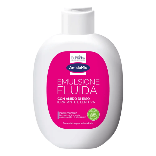 Euphidra AmidoMio Emulsione Fluida Idratante Con Amido Di Riso 200 ml