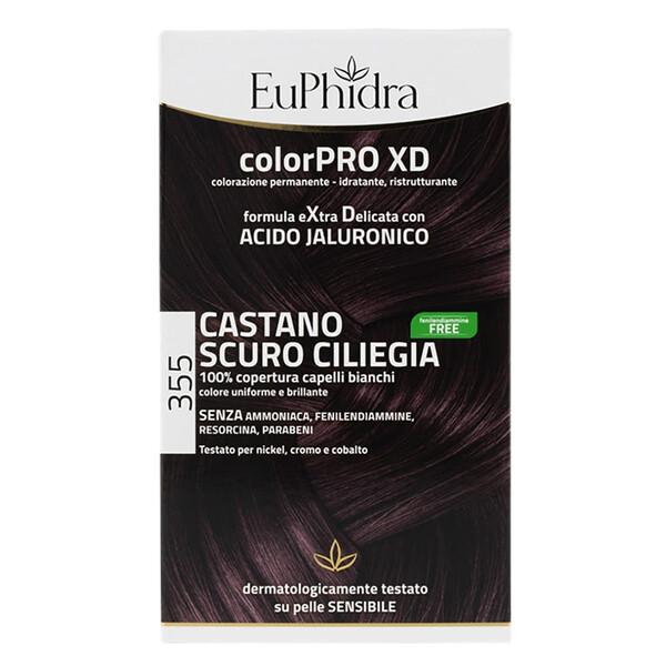 Euphidra ColorPRO XD Tintura Extra Delicata Colore 355 Castano Scuro Ciliegia