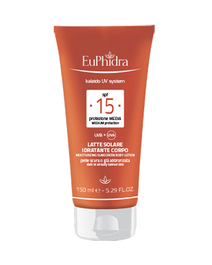 Euphidra kaleido uv system latte solare corpo 15