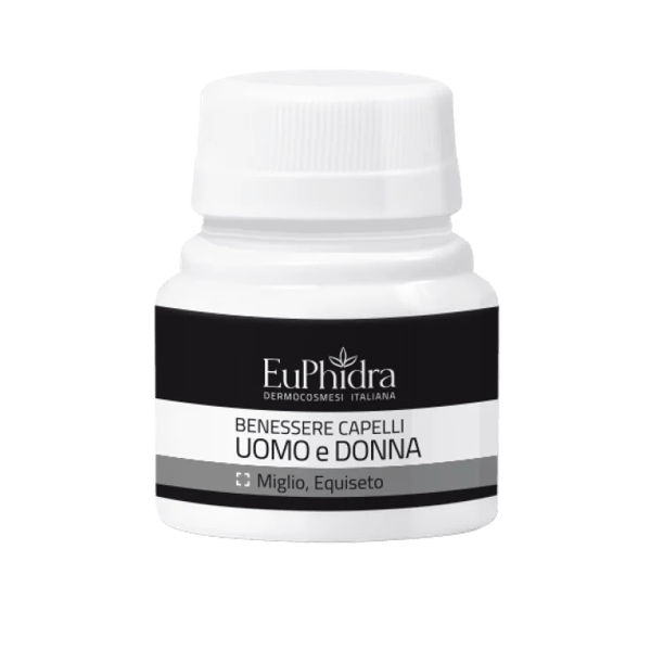 Euphidra Benessere Capelli Uomo e Donna Integratore per Caduta dei Capelli 60 Perle