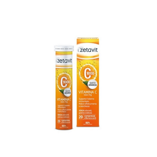 Zetavit C1000 Integratore Per Sistema Immunitario ed Affaticamento e Stanchezza 20 Compresse Effervescenti — confronto prezzi