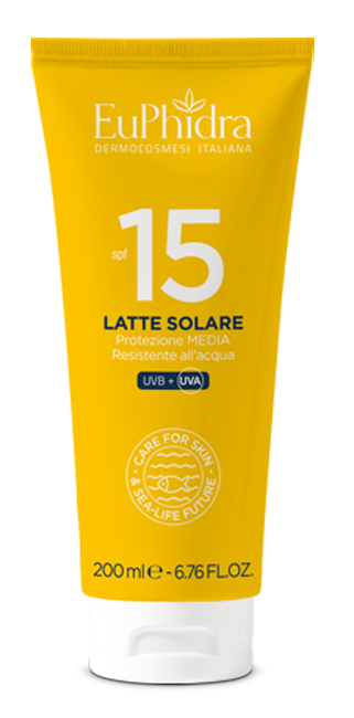 Euphidra Solari - Latte Solare SPF15, 200ml