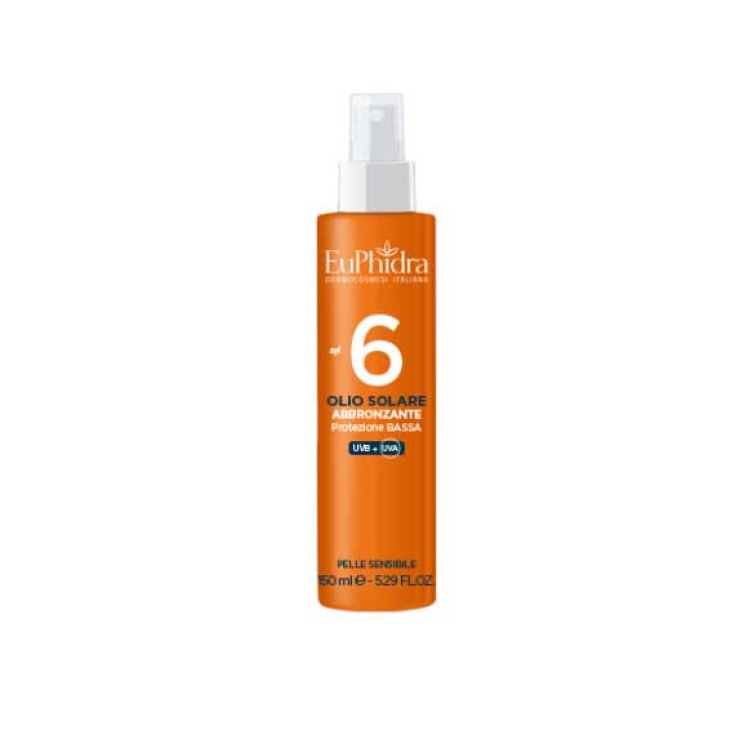Euphidra Olio Solare SPF6 150 ml per la pelle