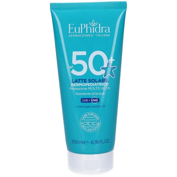 Euphidra Solari - Latte Solare Dermopediatrico SPF50+, 200ml