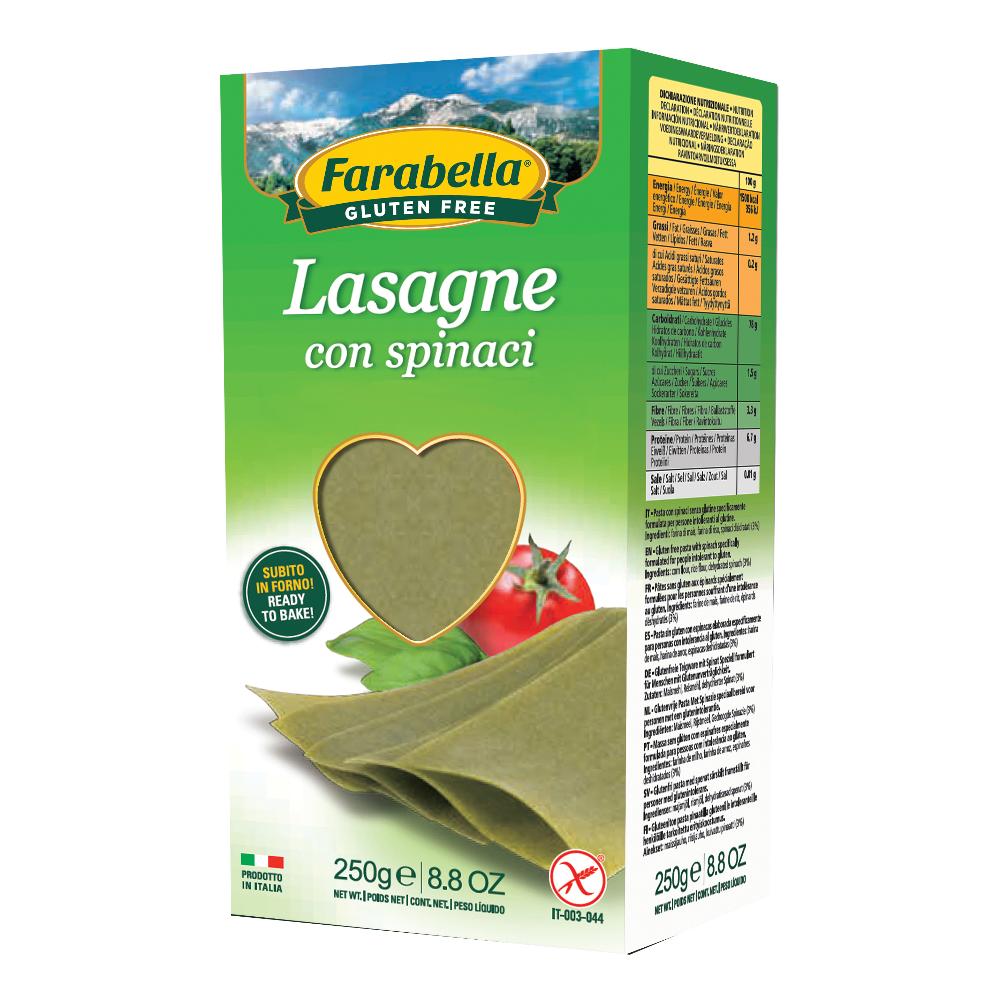Farabella i regionali lasagne con spinaci 250 g