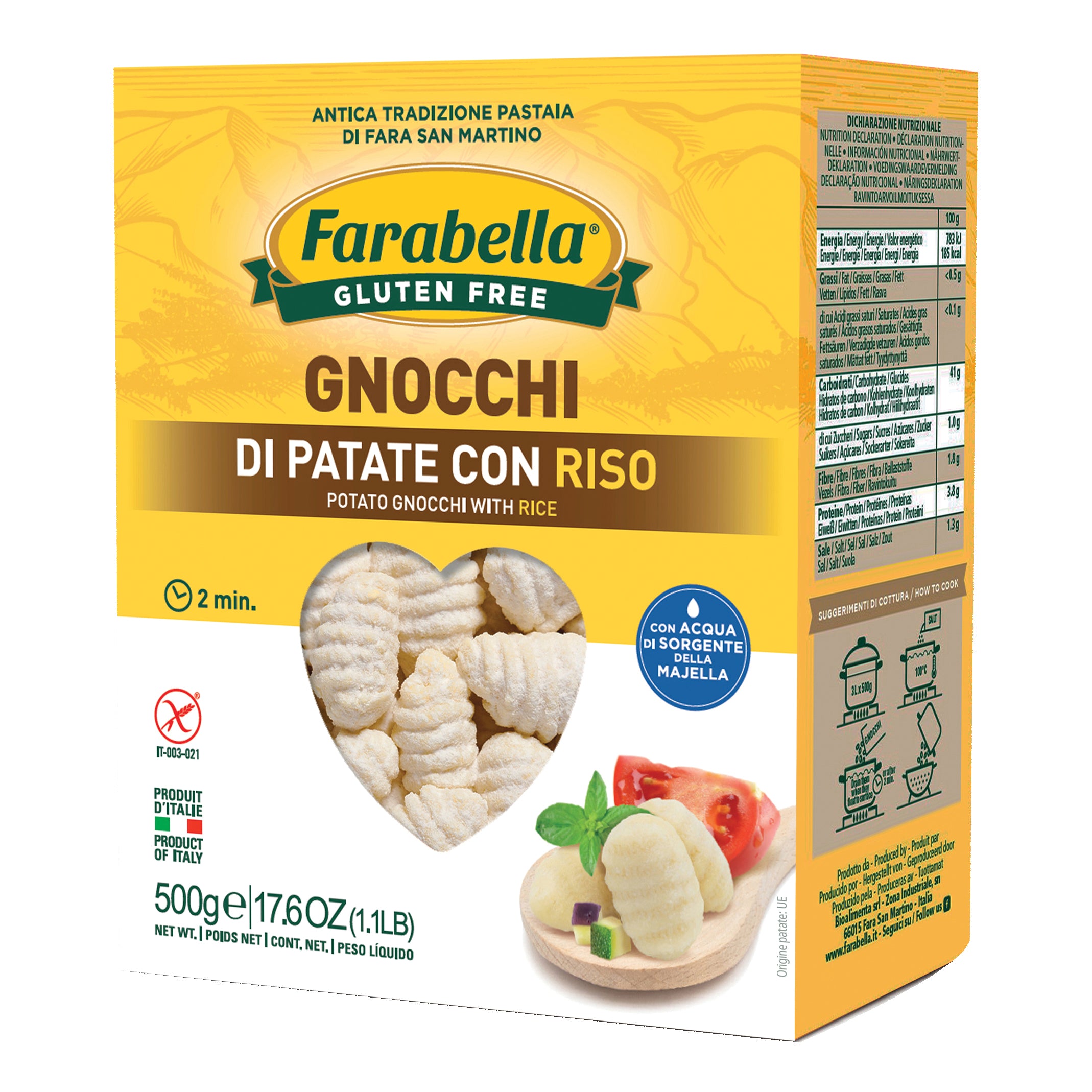 Farabella Gnocchi Patate Riso 500g