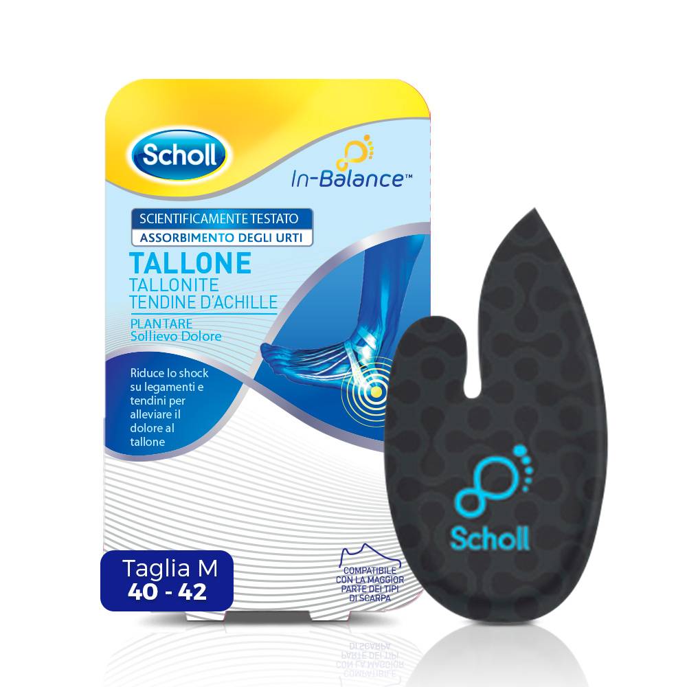 Scholl plantare tallone m 2pz