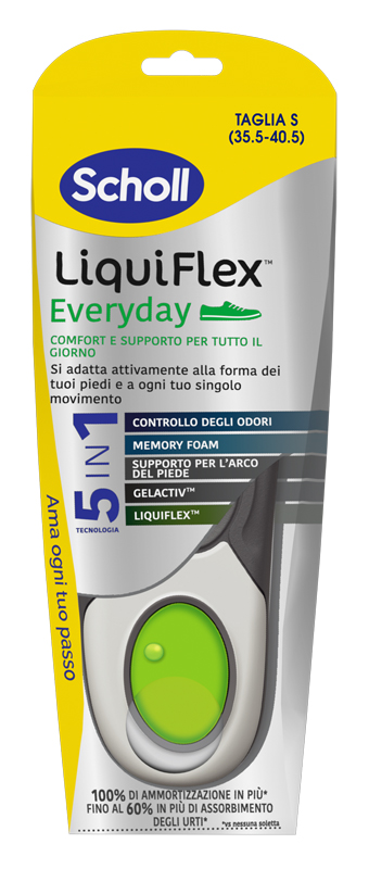Scholl LiquiFlex Soletta Taglia S - 35,5/40,5 EU 1 pz Solette