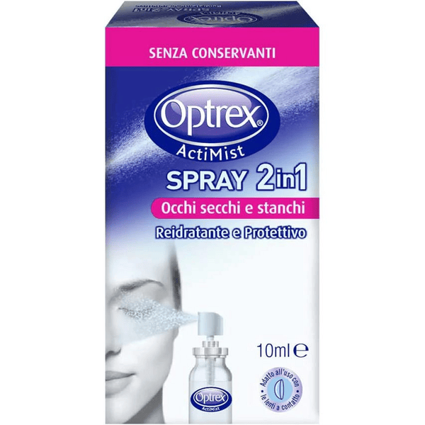Optrex Actimist Spray 2 In 1 Occhi Secchi e Stanchi 10ml — confronto prezzi