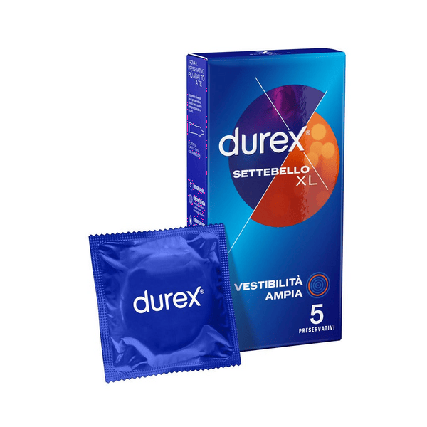 Durex Settebello XL Profilattici Extra Large 5 Pezzi — confronto prezzi