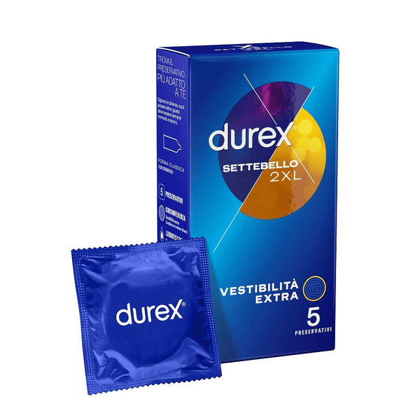 Durex Settebello 2XL Preservativi 5 Pezzi — confronto prezzi