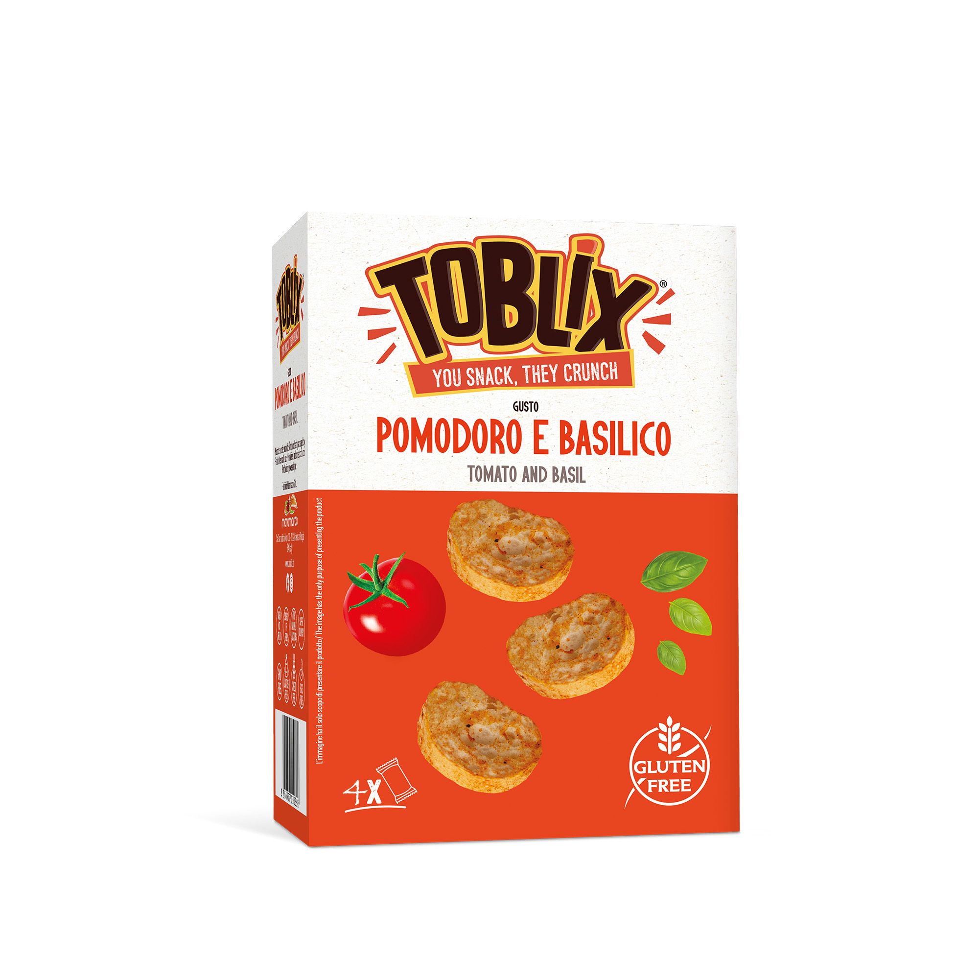 Toblix Pomodoro e Basilico Senza Glutine - Moramarco 100 g