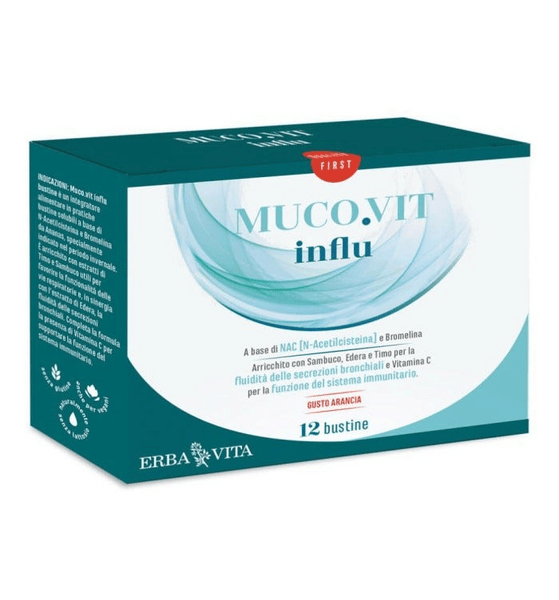 Erba Vita Mucovit Influ 12 Bustine — confronto prezzi