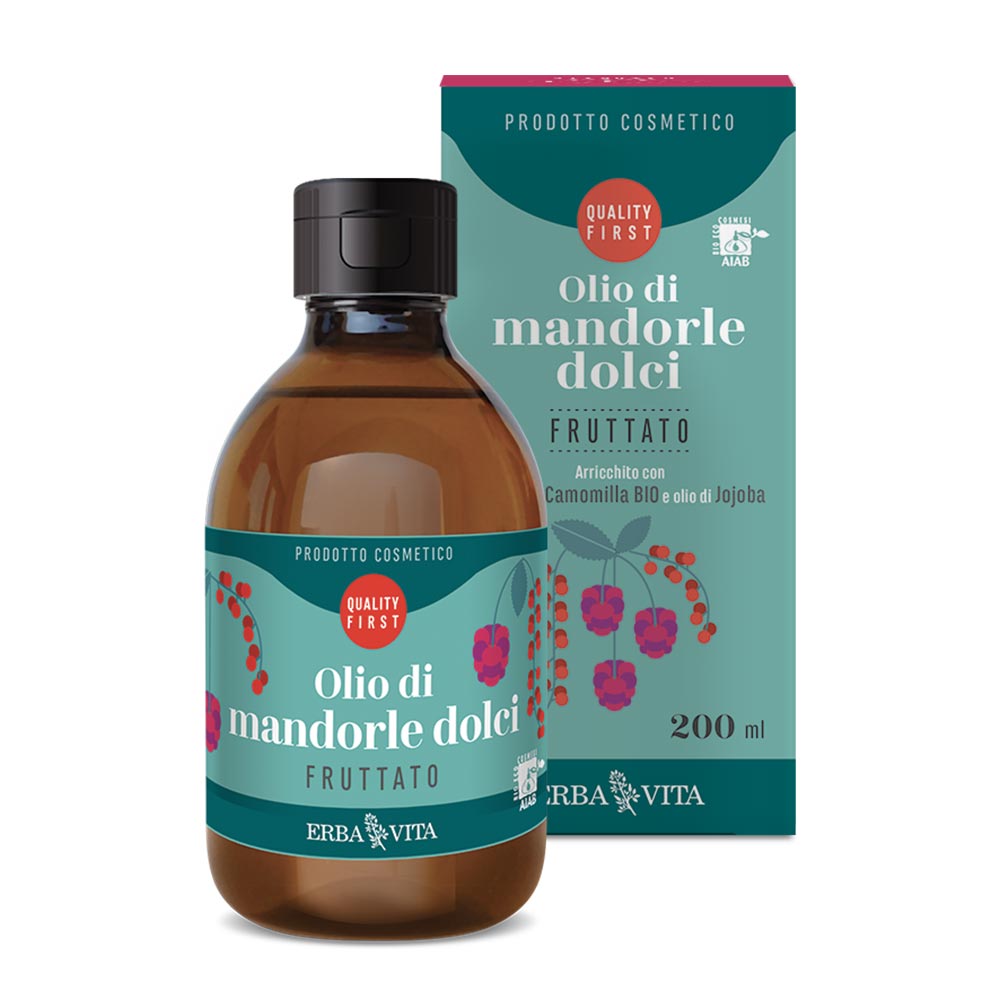 Erba Vita Oli di Mandorle Dolci - Olio di Mandorle Dolci Fruttato, 200ml — confronto prezzi