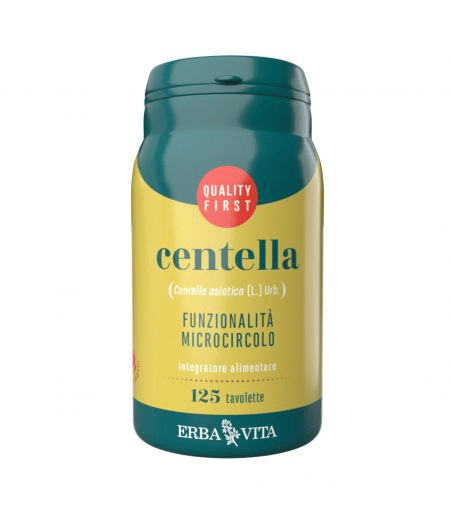 Erba Vita Centella Asiatica Integratore Funzionalità del Microcircolo 125 Tavolette 400 mg — confronto prezzi