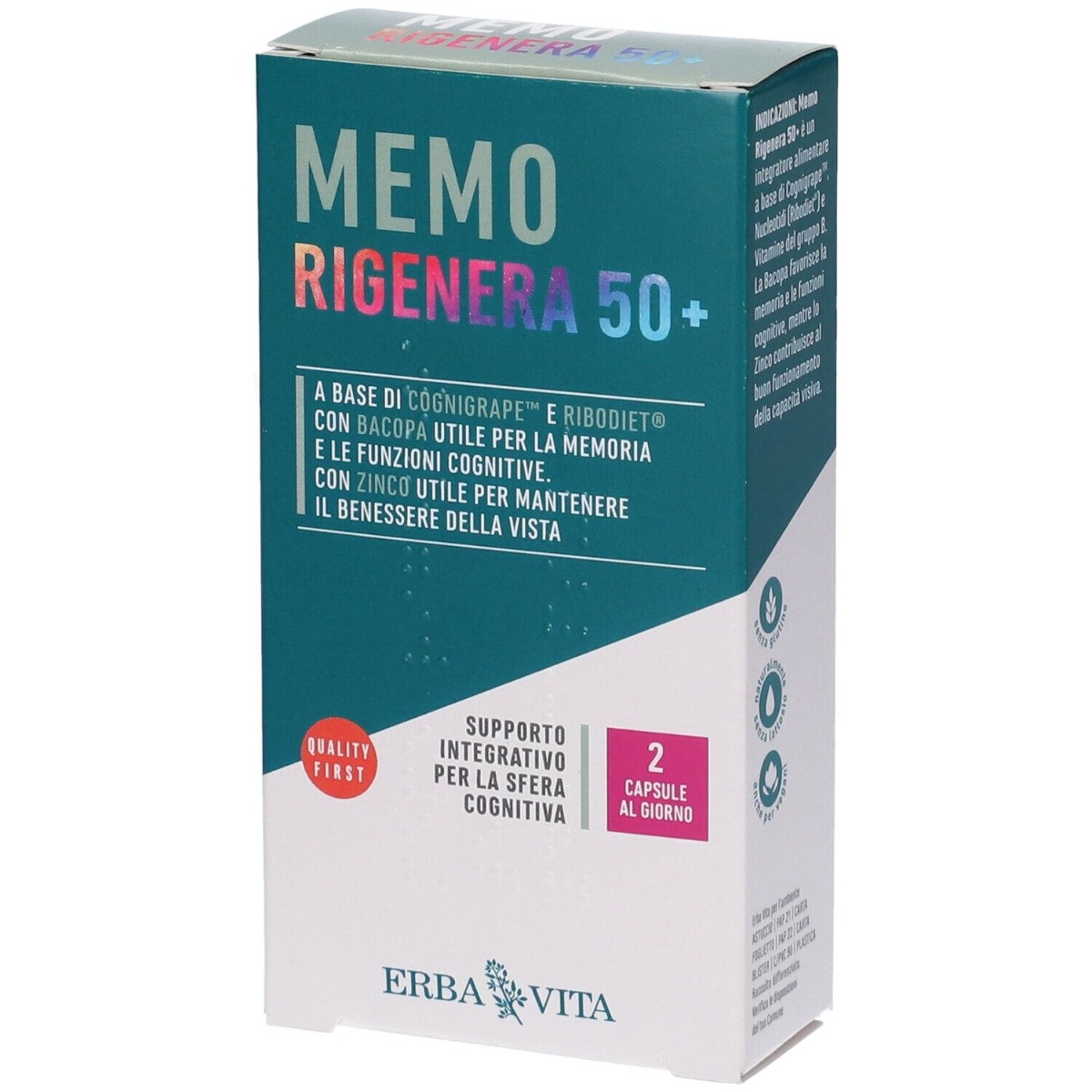 Erba Vita Memo Rigenera 50+ 45 Capsule