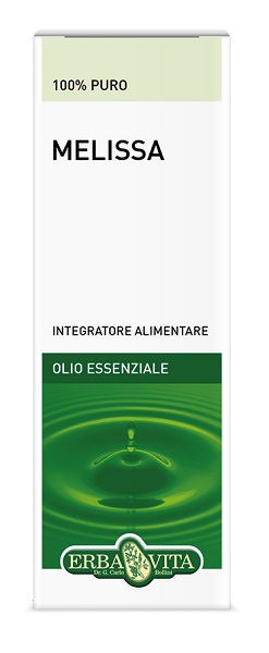 Erba Vita Oli Essenziali - Olio Essenziale Melissa Stress Ansia Sonno, 10ml