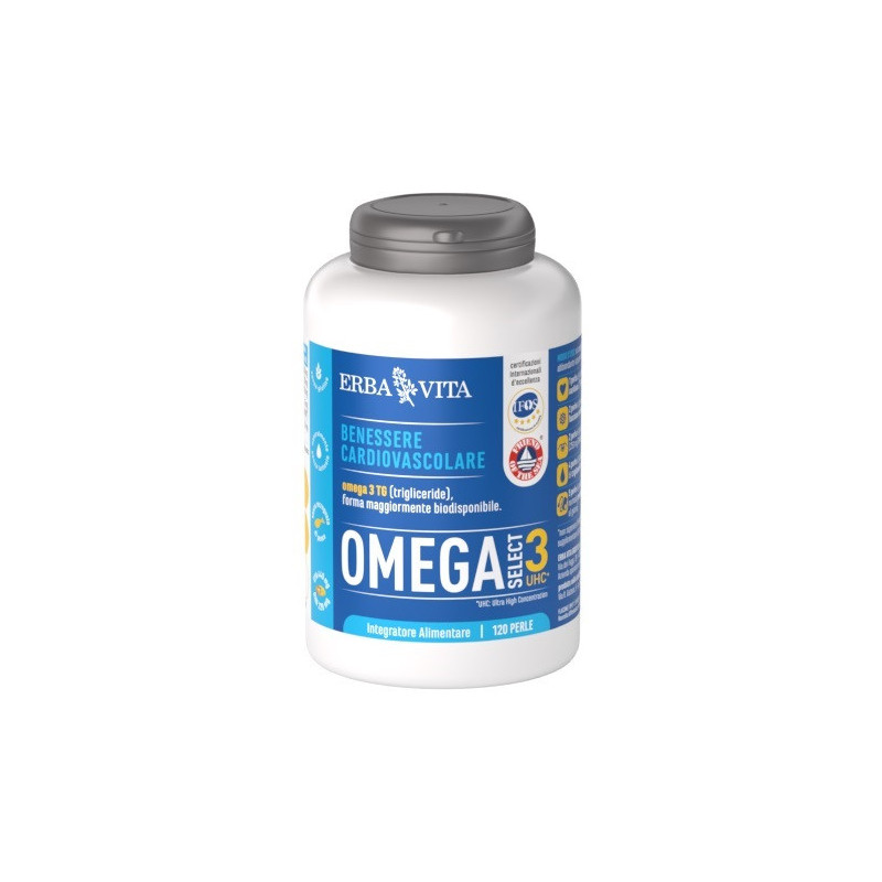 Erba Vita Omega Select 3 Uhc Integratore Omega 3 120 Perle