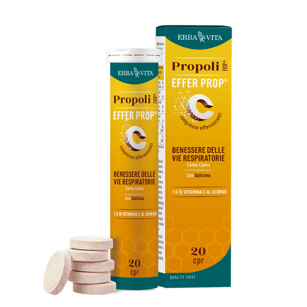 Erba Vita Propoli EVSP 20 Compresse Effervescenti Integratore con Vitamina C — confronto prezzi