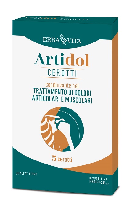 Erba Vita Artidol Cerotti per Dolori Muscolo-Scheletrici e Articolari, 5 Pezzi