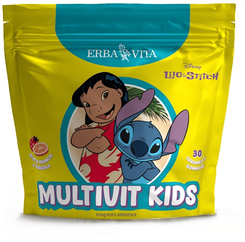 Erba Vita Multivit Kids Integratore Multivitaminico 30 Caramelle Gommose