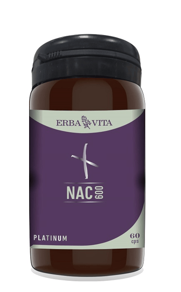 Erba Vita Platinum Nac600 Integratore Antiossidante 60 Capsule