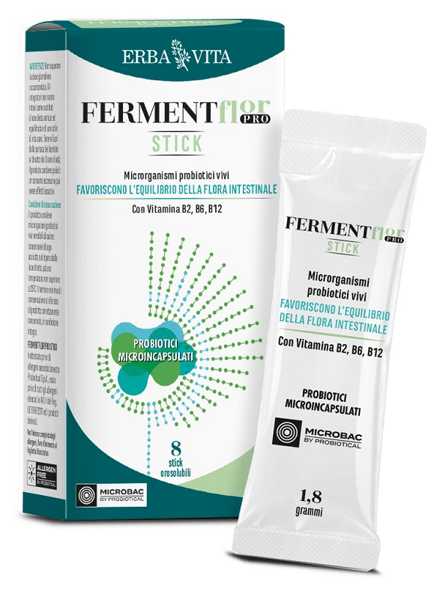 Erba Vita Ferment Flor Pro Integratore Per La Flora Intestinale 8 Stick — confronto prezzi