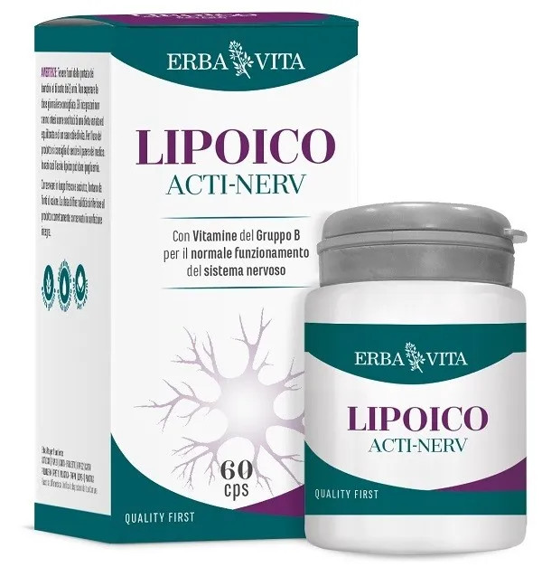 Lipoico Acti-nerv Integratore Per Il Benessere Del Sistema Nervoso 60 Capsule — confronto prezzi
