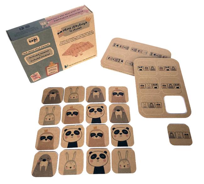 Tonki Kids Memo Sequenza Animali Gioco per Bambini — confronto prezzi