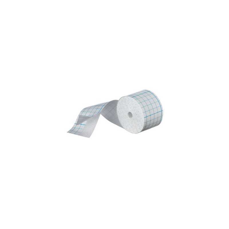 Cerotto di fissaggio monouso in tnt estensibile non sterile su rocchetto dimensioni 10 cm x 10 m 1 pezzo
