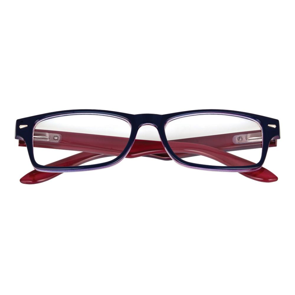 Corpootto Bicolor Blu-rosso Occhiali Da Lettura +1,50