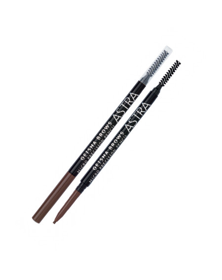 ASTRA Make-UP Geisha Brows Micro Precision Pencil - Matita Sopracciglia Ultra-Sottile Tonalità 03 1 pz Make up