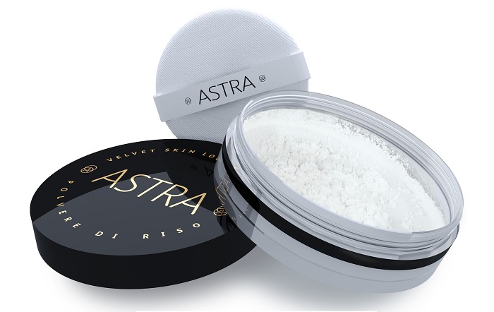 ASTRA Make-UP Velvet Skin Loose Powder Rice - Polvere Di Riso Trasparente Base Trucco 10 g Make up