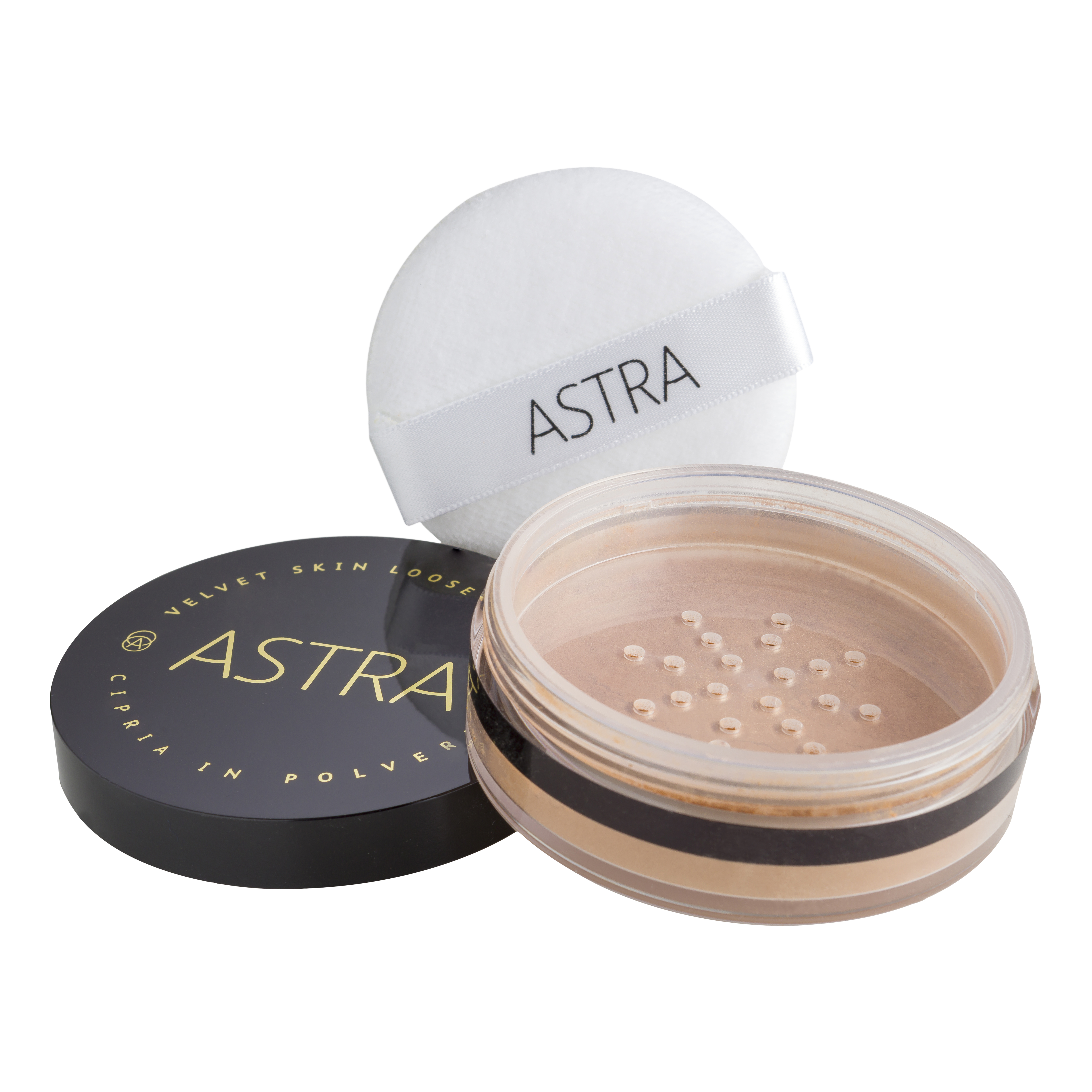 ASTRA Make-UP Velvet Skin Loose Powder - Cipria In Polvere Coprenza Leggera Tonalità 03 18 ml Make up