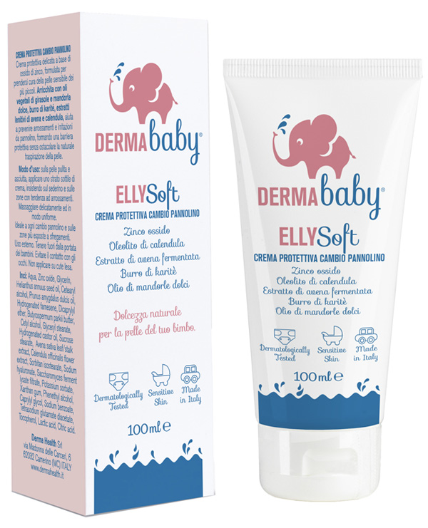 Derma baby elly soft crema protettiva cambio pannolino 100 ml
