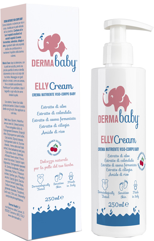 Derma baby elly cream crema nutriente viso-corpo baby 250 ml — confronto prezzi