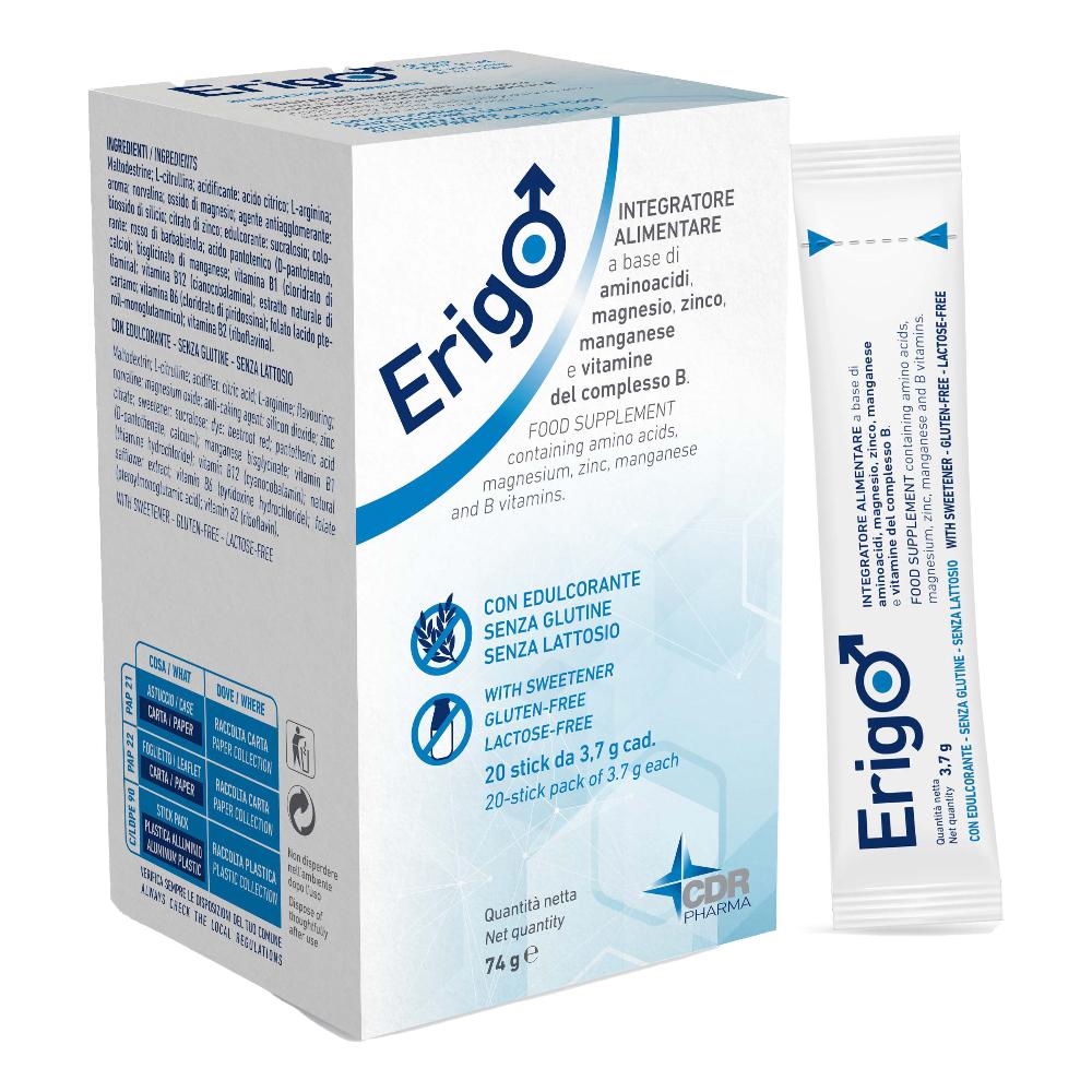 Erigo 20 stick da 3,7 g — confronto prezzi